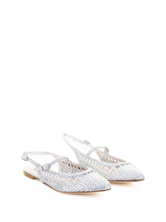 Chanel Perforated Slingback with Strap