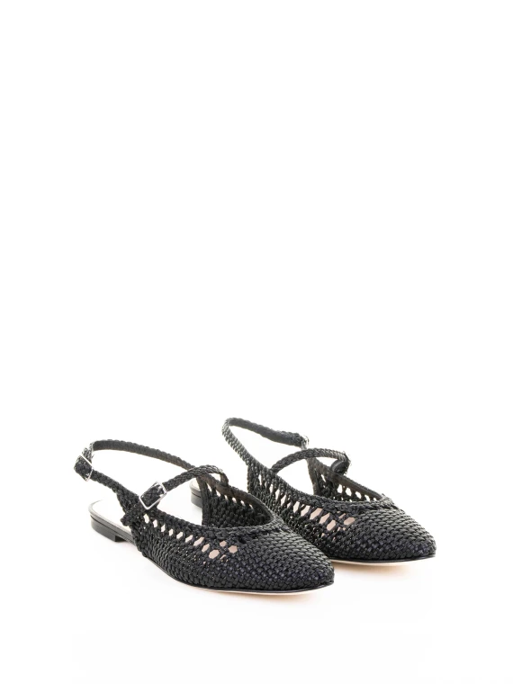 Chanel Perforated Slingback with Strap