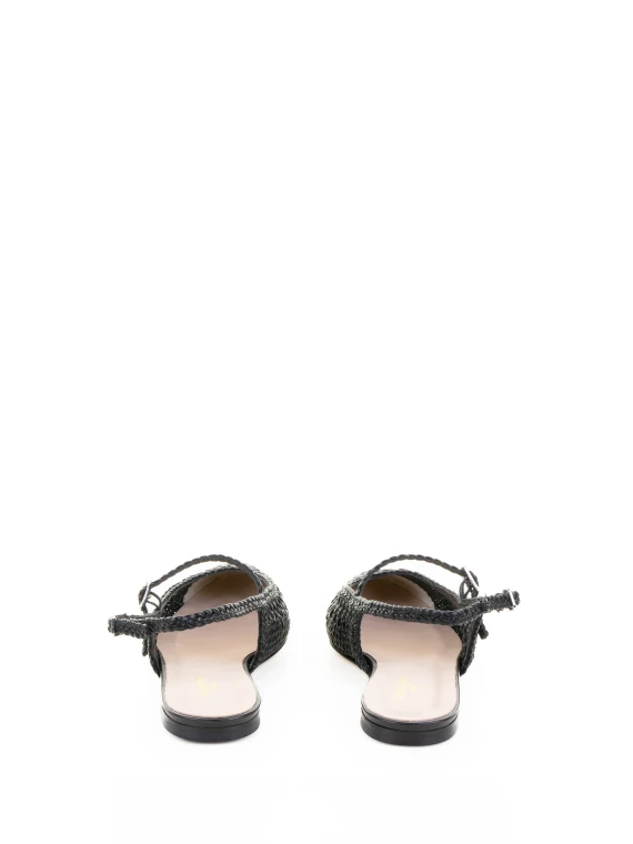Chanel Perforated Slingback with Strap