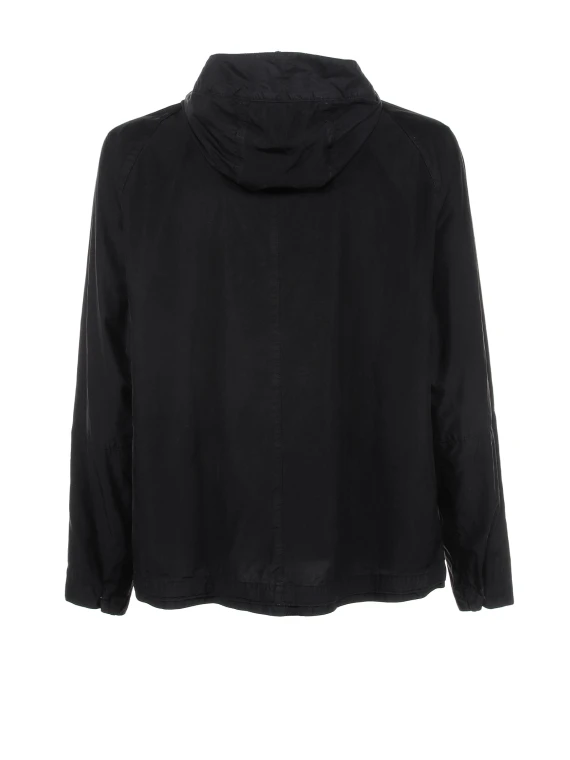 Jacket with contrast logo