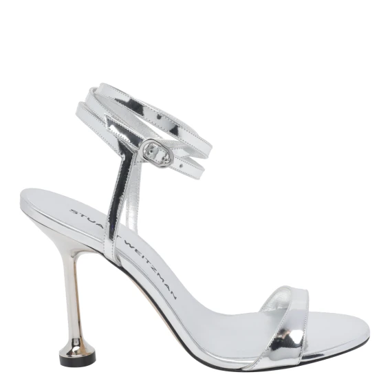 Scarpe con Tacco Argento