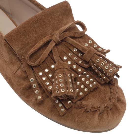 Scarpe basse marroni