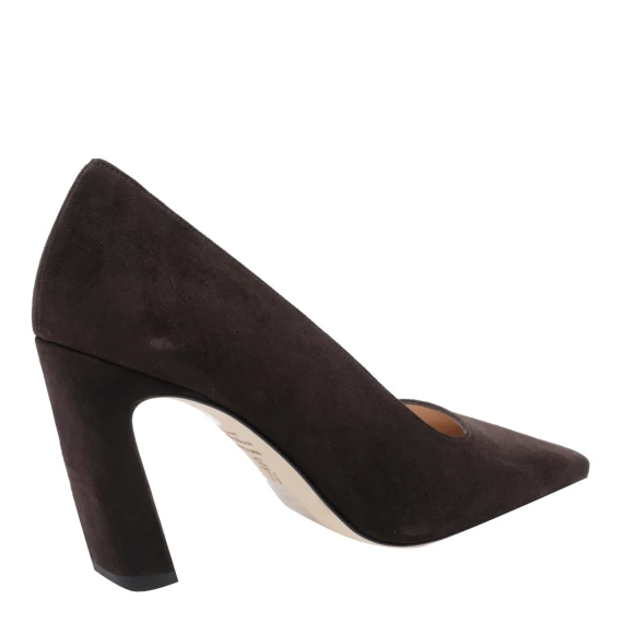 Dark brown suede pumps stuart weitzman