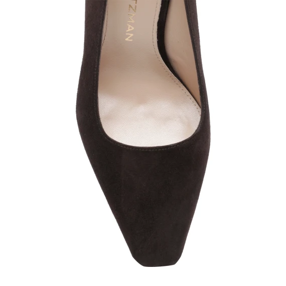 Dark brown suede pumps stuart weitzman