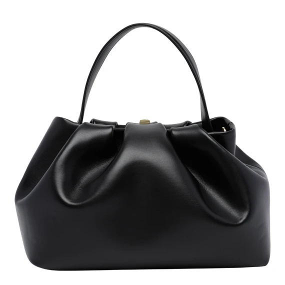 Athena black bucket bag THE MOIRE'