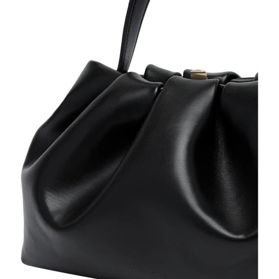 Athena black bucket bag THE MOIRE'