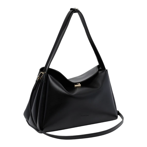 Borsa a spalla nera Calipso THE MOIRE'