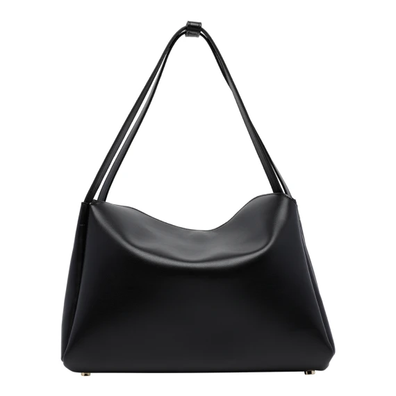 Borsa a spalla nera Calipso THE MOIRE'