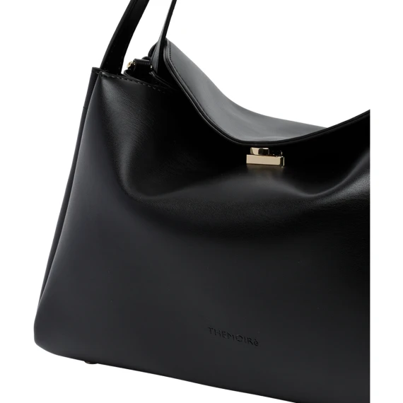 Borsa a spalla nera Calipso THE MOIRE'