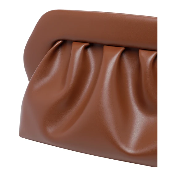 Brown pouch handbag THE MOIRE'
