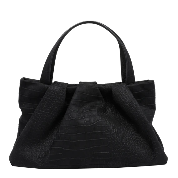 Borsa Athena Suede Croco Effect