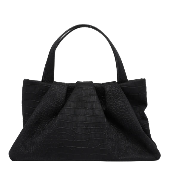 Borsa Athena Suede Croco Effect THE MOIRE'
