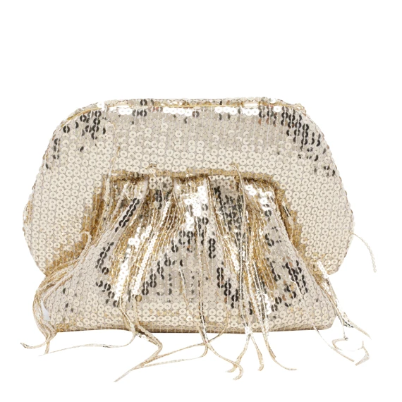 Small Bios Fringe Sequin Pochette THE MOIRE'