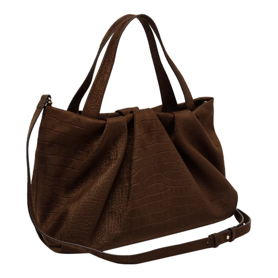 Athena Suede Shoulder Bag THE MOIRE'