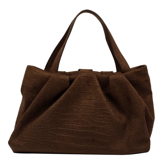 Athena Suede Shoulder Bag THE MOIRE'