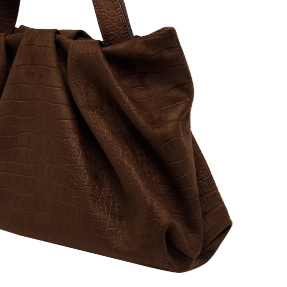 Athena Suede Shoulder Bag THE MOIRE'