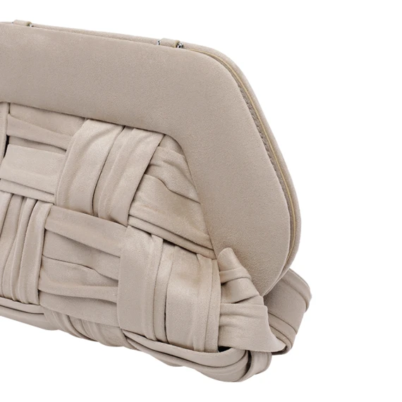 Medium Bios Weaved Pochette Bag THE MOIRE'
