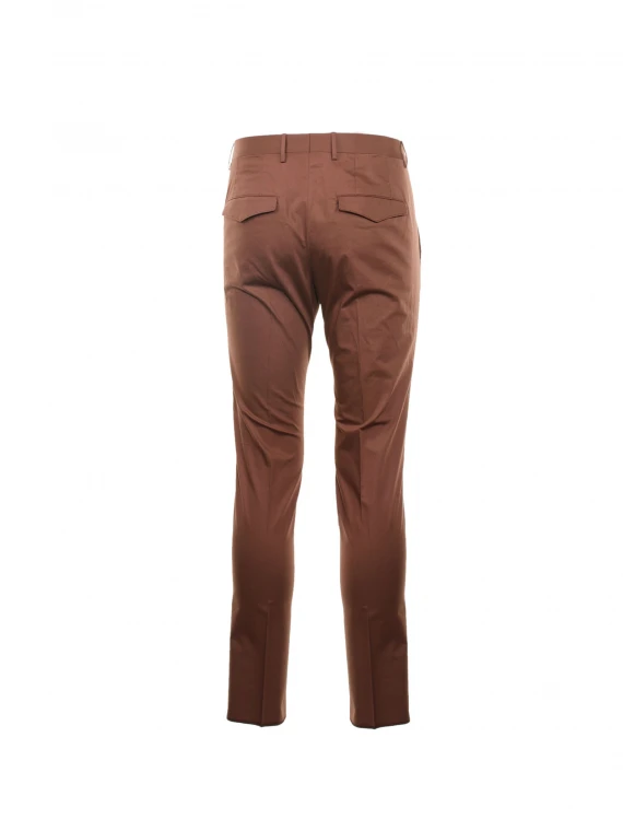 Brown slim fit trousers