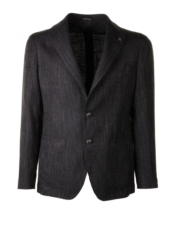 Tagliatore Black single-breasted jacket