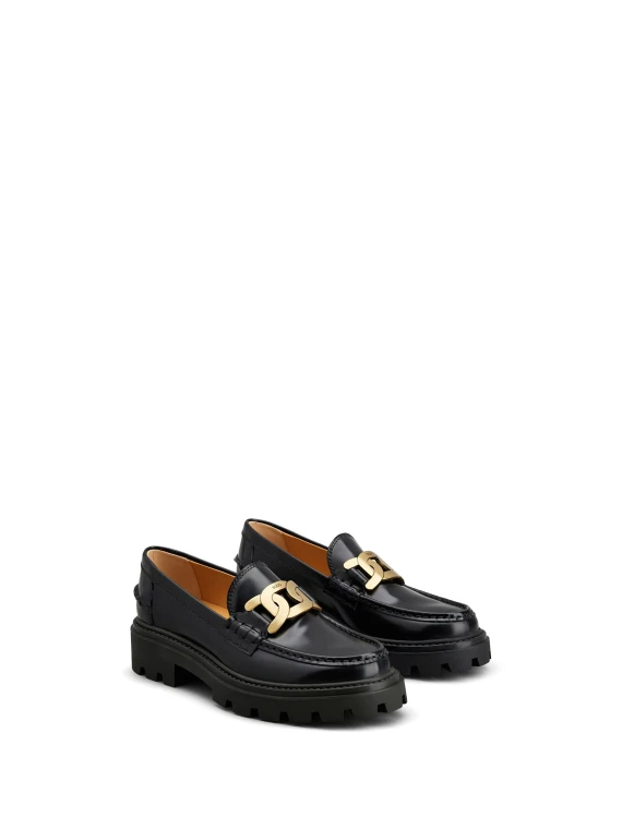 Mocassino Kate in pelle nera Tod's