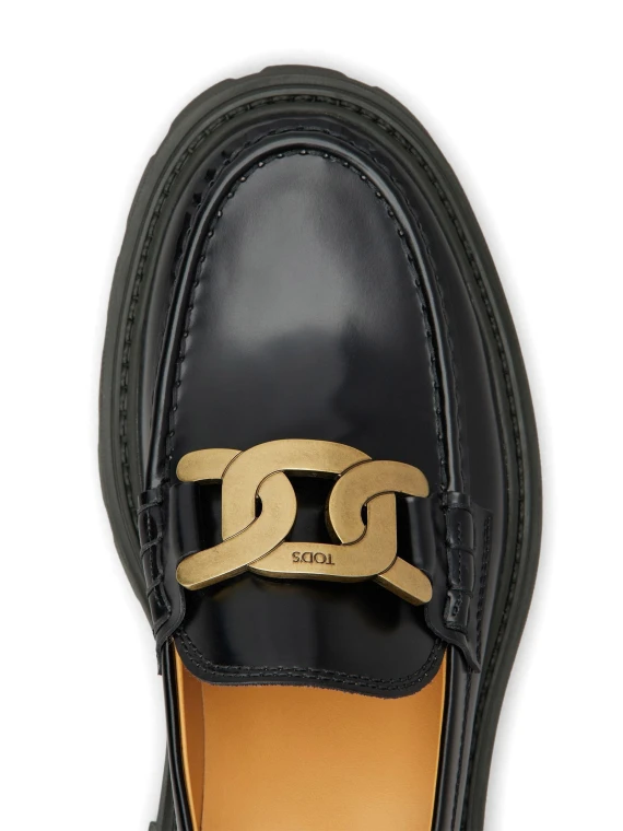 Mocassino Kate in pelle nera Tod's