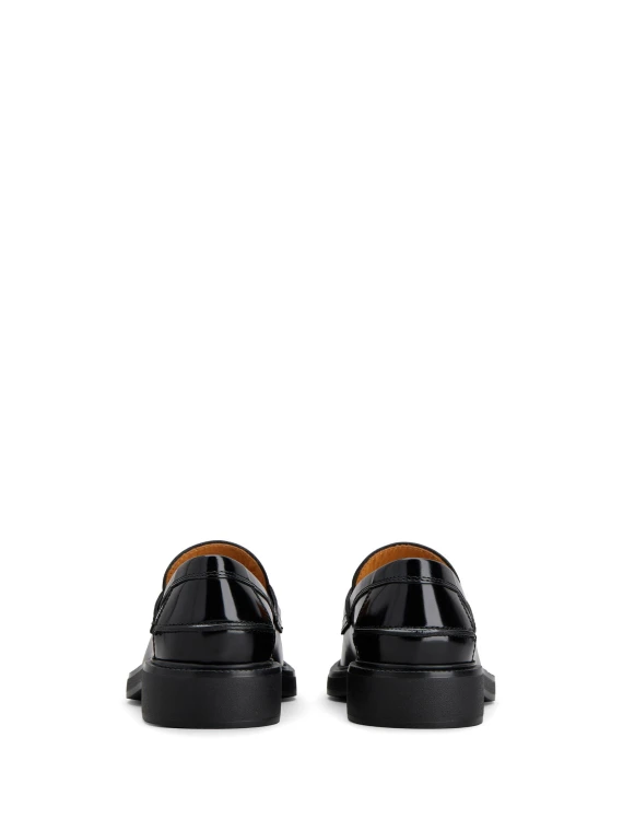 Mocassino in pelle di vitello nera Tod's
