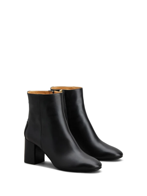 Stivaletto in pelle di vitello nero Tod's