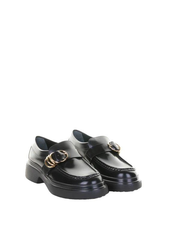 Glossy black loafer Tod's