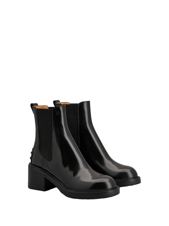 Black leather Chelsea ankle boot Tod's