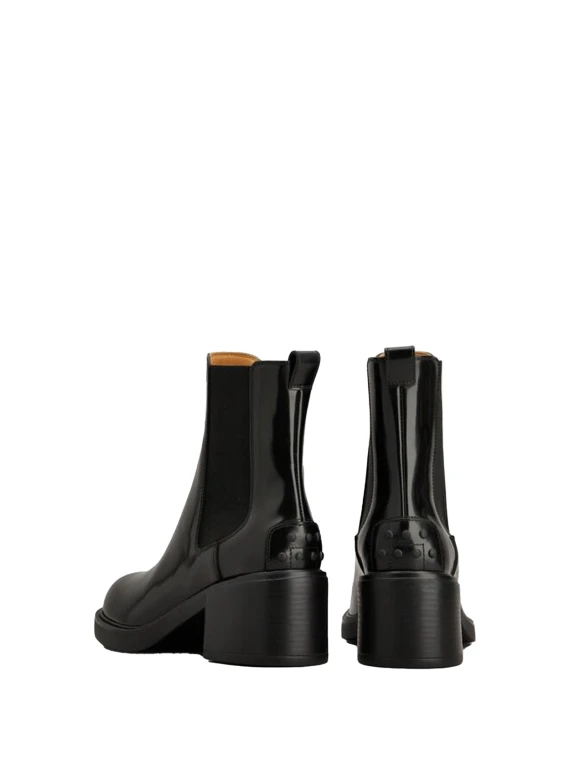 Black leather Chelsea ankle boot Tod's