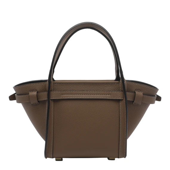 T Signature Mini Leather Shopping Bag