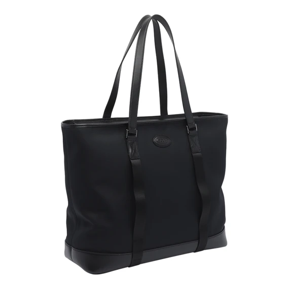 Shopping Bag Fabric and Leather