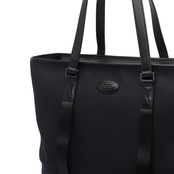 Shopping Bag Fabric and Leather