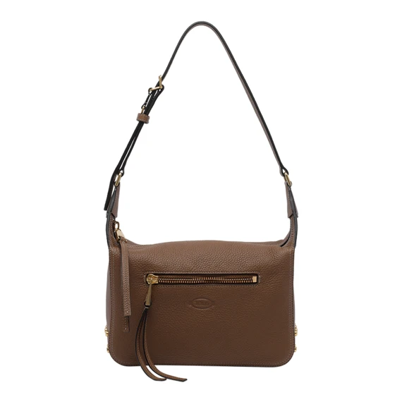 Metal Dots Mini Leather Shoulder Bag