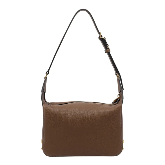 Metal Dots Mini Leather Shoulder Bag