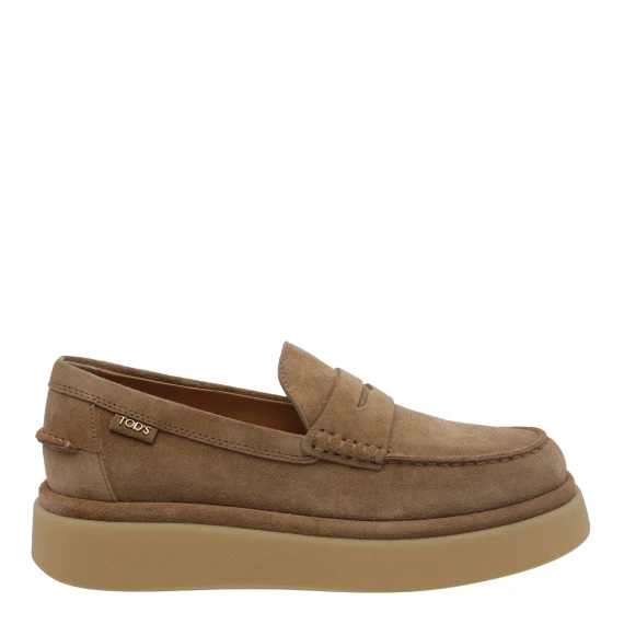 Suede Loafers Flat Shoes