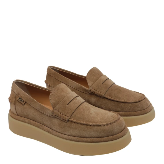 Suede Loafers Flat Shoes