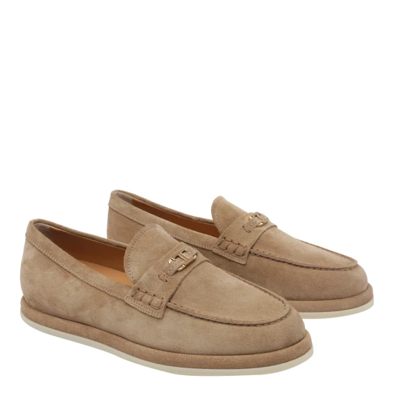 Scarpe basse beige