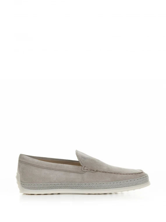 Mocassino slip-on in nabuk tortora - Taglia 9.5 - Tod's