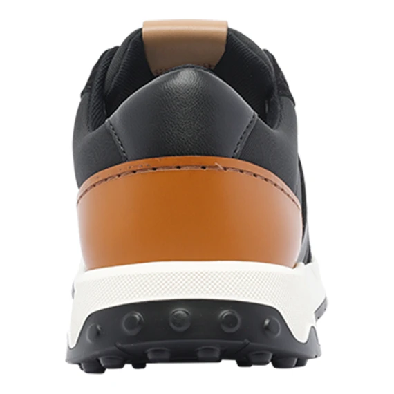 LEATHER AND TECHNICAL FABRIC SNEAKERS