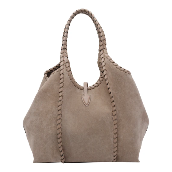 MEDIUM SUEDE T TIMELESS SHOPPING BAG