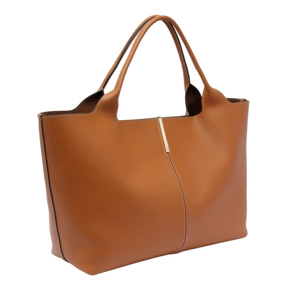 MEDIUM LEATHER SHOPPING BAG