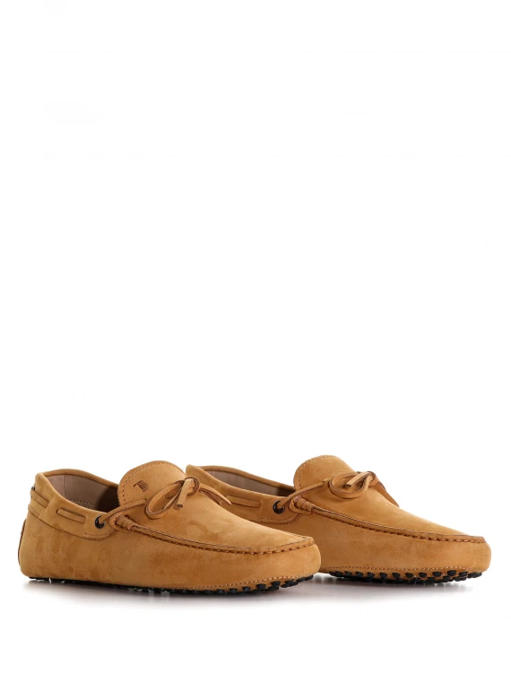 Rubber loafer in suede