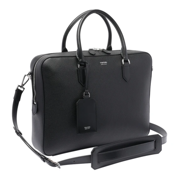 soft grain leather elliot briefcase