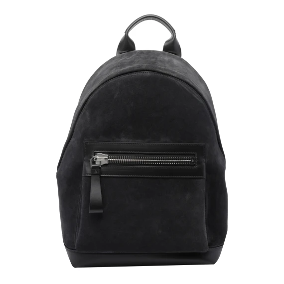 Zaino in camoscio grigio Tom Ford