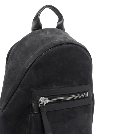 Zaino in camoscio grigio Tom Ford