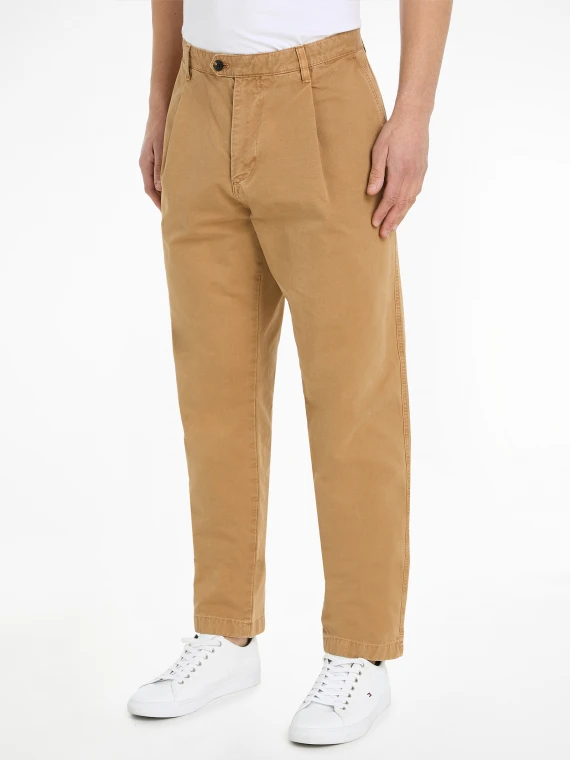 Khaki chino trousers