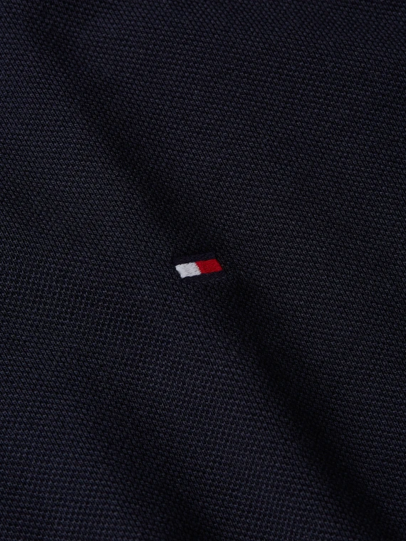 Short-sleeved polo shirt with mini logo