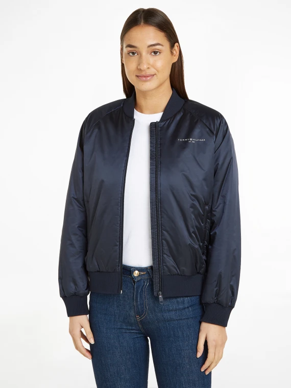 Sport Essential padded bomber jacket with logo