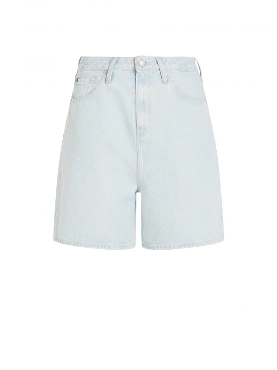 Shorts larghi a vita alta in denim - Taglia 27 - Tommy Hilfiger